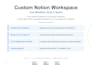 build a custom notion workspace for you